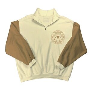 Folklore Yellow Colorblock Quarter Zip